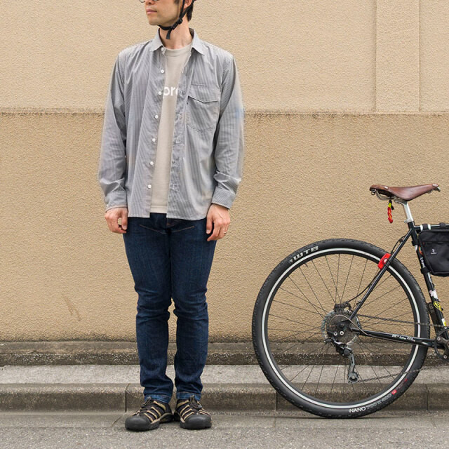 【サンシェードシャツ】DotAir(R) 日光を遮り涼しい 日傘感覚 速乾 通気 長袖 背ポケット 日本製 No2265