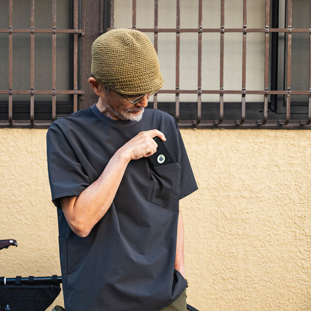 【4ポケットT】ReCONHny(R) Tシャツ UVカット 吸汗速乾 接触冷感 背ポケット 日本製 No.2270