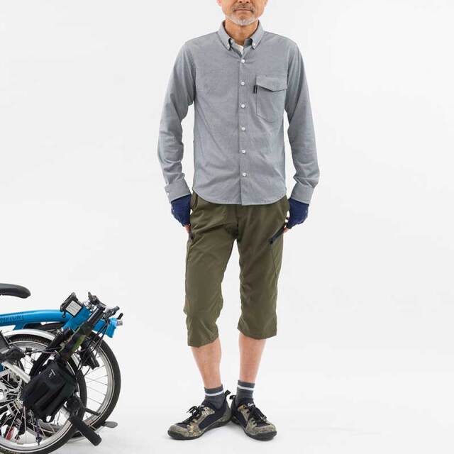 【ノースウェットBIZシャツ ロングスリーブ】長袖 汗染み軽減加工 吸汗速乾 背ポケット 日本製 No.2273