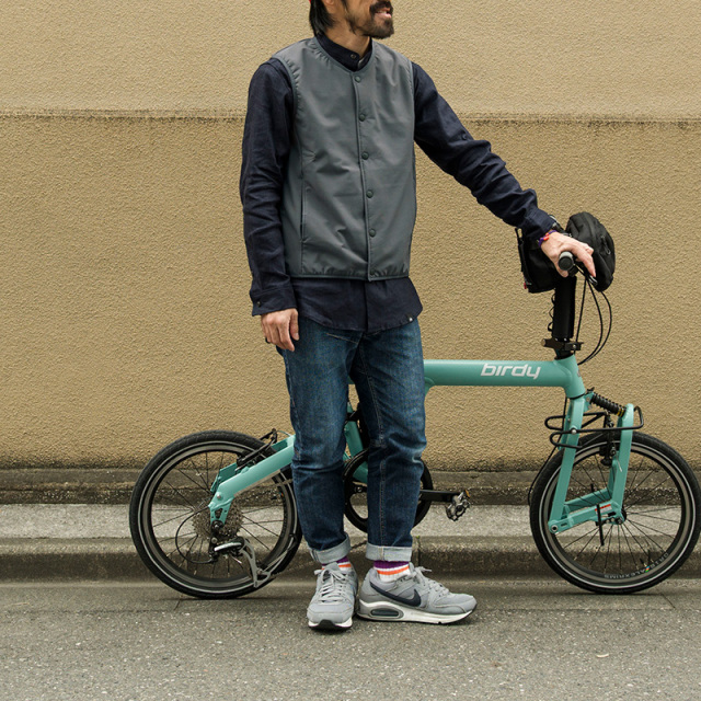 【鬼起毛ベスト】軽く暖かい防風・保温・撥水素材 背ポケット ジレ カジュアル 日本製 No.2274