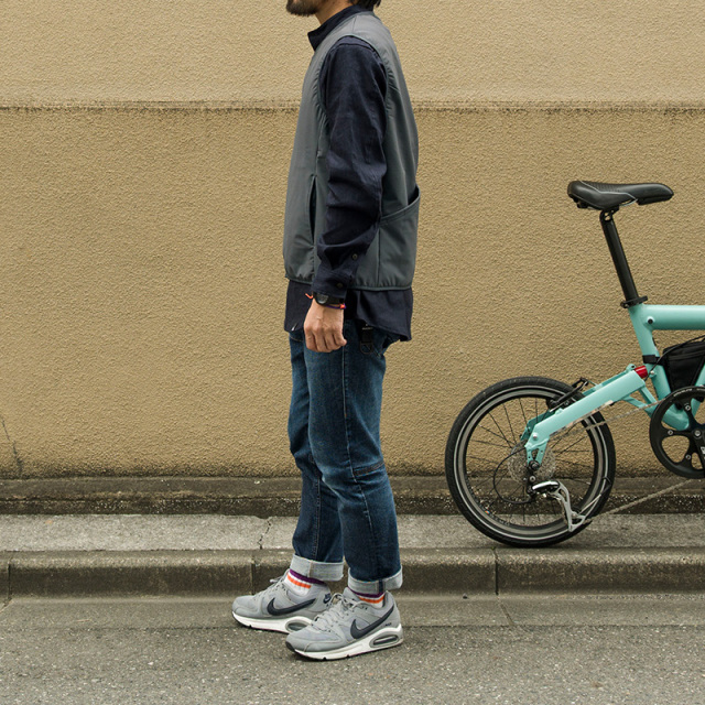 【鬼起毛ベスト】軽く暖かい防風・保温・撥水素材 背ポケット ジレ カジュアル 日本製 No.2274