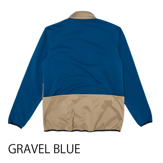 【MOVE ON ジャケット】長袖ジャージ ゆったりフィット 保温・通気・防風 2wayストレッチ 背ポケットNo.2275