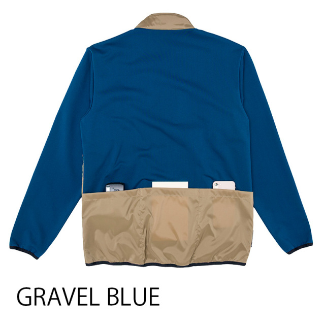 【MOVE ON ジャケット】長袖ジャージ ゆったりフィット 保温・通気・防風 2wayストレッチ 背ポケットNo.2275