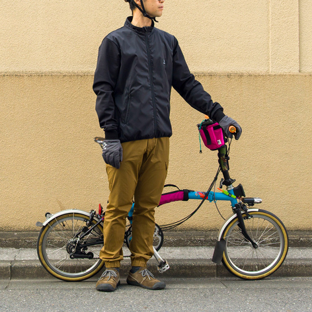 【MOVE ON ジャケット】長袖ジャージ ゆったりフィット 保温・通気・防風 2wayストレッチ 背ポケットNo.2275