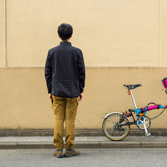 【MOVE ON ジャケット】長袖ジャージ ゆったりフィット 保温・通気・防風 2wayストレッチ 背ポケットNo.2275