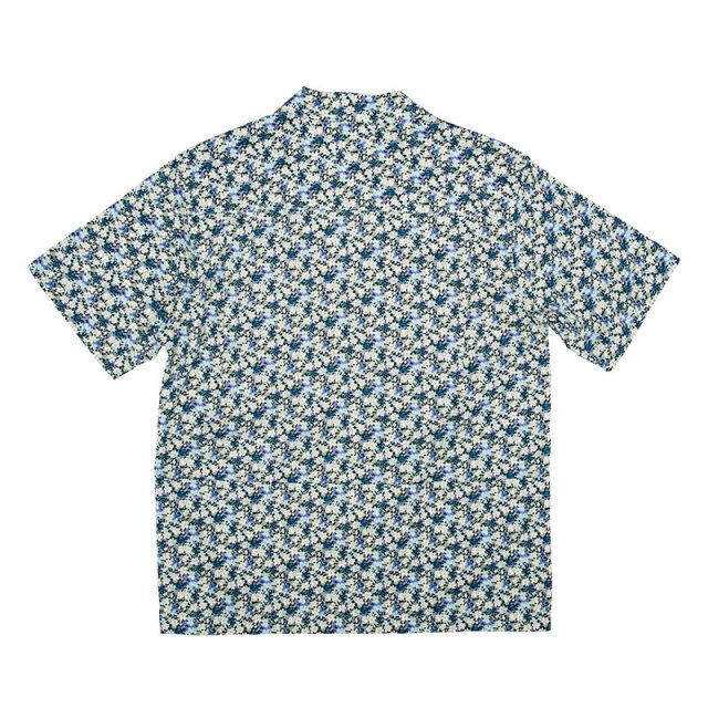 【サイクリストアロハ】リバティプリント KATIE'S 1934年アーカイブ 背ポケット 開襟 日本製 No.2282