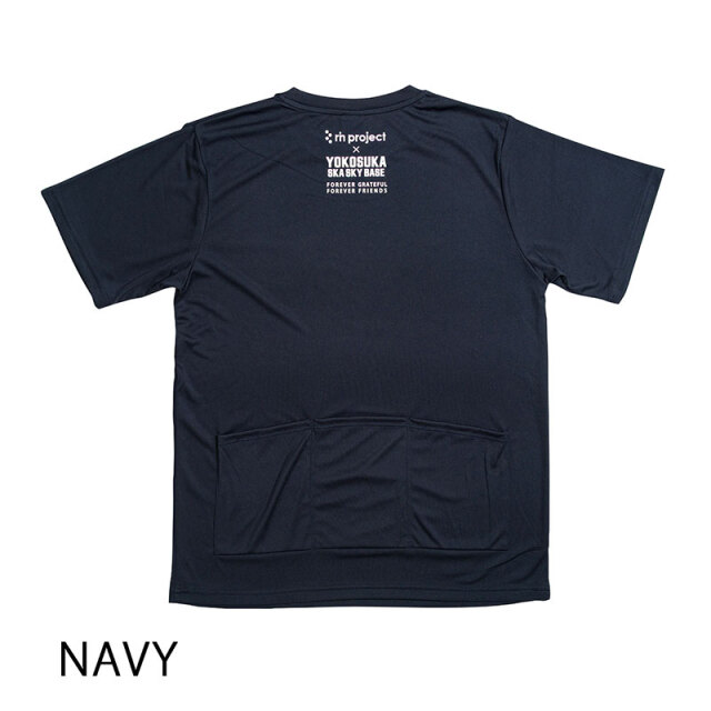 【コラボTシャツ】rin project × SKA SKY BASE バックポケットドライ素材 No.2286