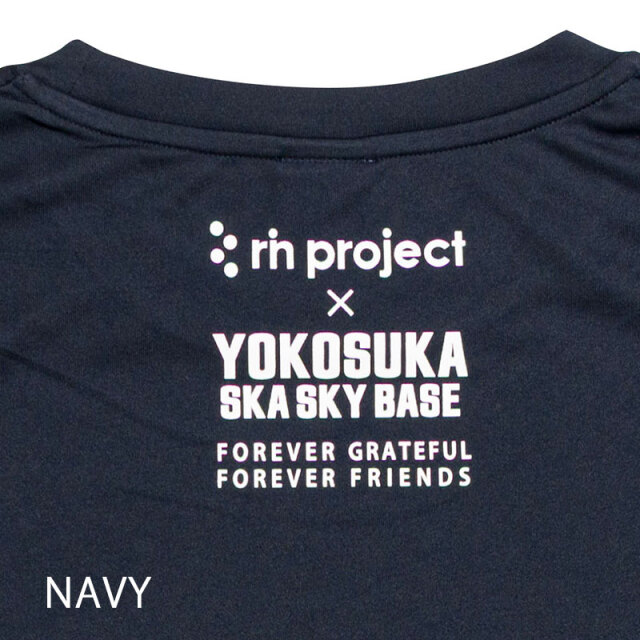 【コラボTシャツ】rin project × SKA SKY BASE バックポケットドライ素材 No.2286