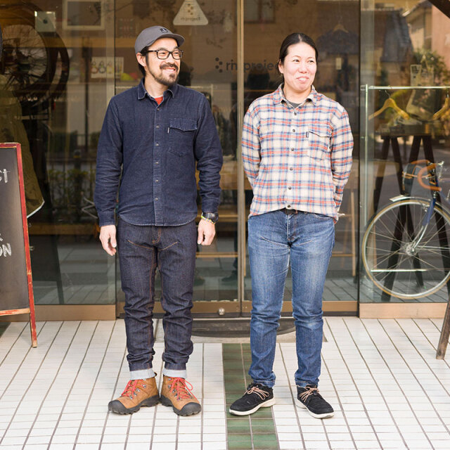 【ストレッチサイクルデニム】リンプロジェクト　12oz　自転車用　やわらかく伸びるストレッチデニム　No.3075