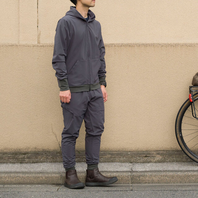 【鬼起毛ジョガーパンツ】こたつレベルの暖かさ 2wayストレッチ 起毛 防風 撥水 日本製 No.3207