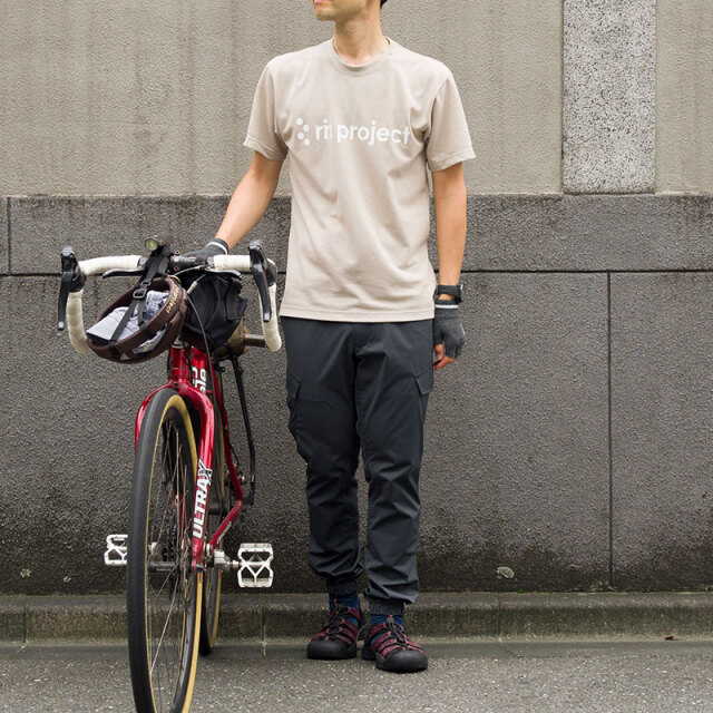 【バイクマンジョガー】10分丈パンツ MoveFit ストレッチ 撥水 防風 軽量 ベルト内蔵 日本製 No.3208