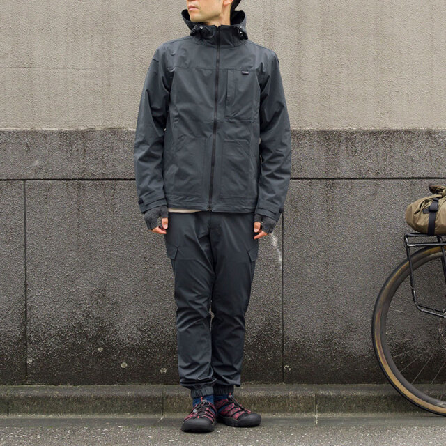 【バイクマンジョガー】10分丈パンツ MoveFit ストレッチ 撥水 防風 軽量 ベルト内蔵 日本製 No.3208