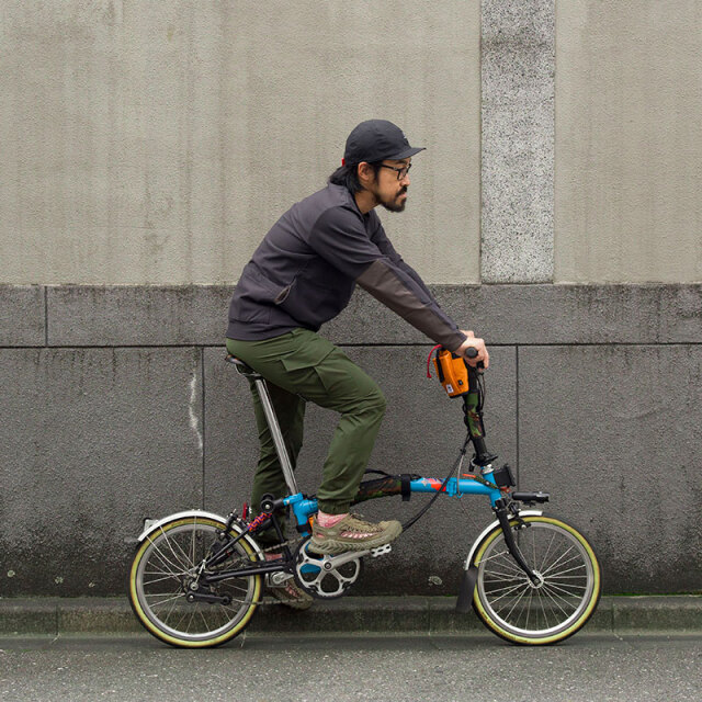 【バイクマンジョガー】10分丈パンツ MoveFit ストレッチ 撥水 防風 軽量 ベルト内蔵 日本製 No.3208