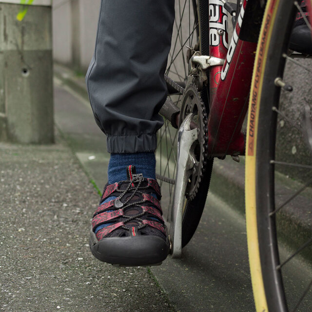 バイクマンジョガー】10分丈パンツ MoveFit ストレッチ 撥水 防風 軽量