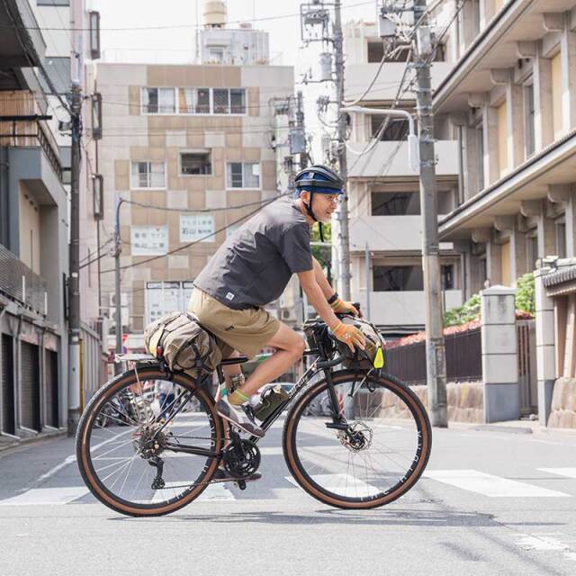BIKE and PANTS 】CORDURA 耐摩耗 ドライ素材 5分丈 スマホ落下防止