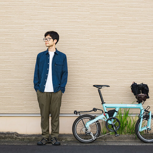 【BIKE and PANTS LONG】日傘のように涼しい サラッと風が抜けるCOOLMAX シアサッカー No.3219 日本製
