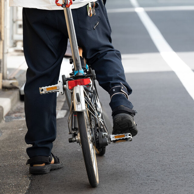 【BIKE and PANTS LONG】日傘のように涼しい サラッと風が抜けるCOOLMAX シアサッカー No.3219 日本製