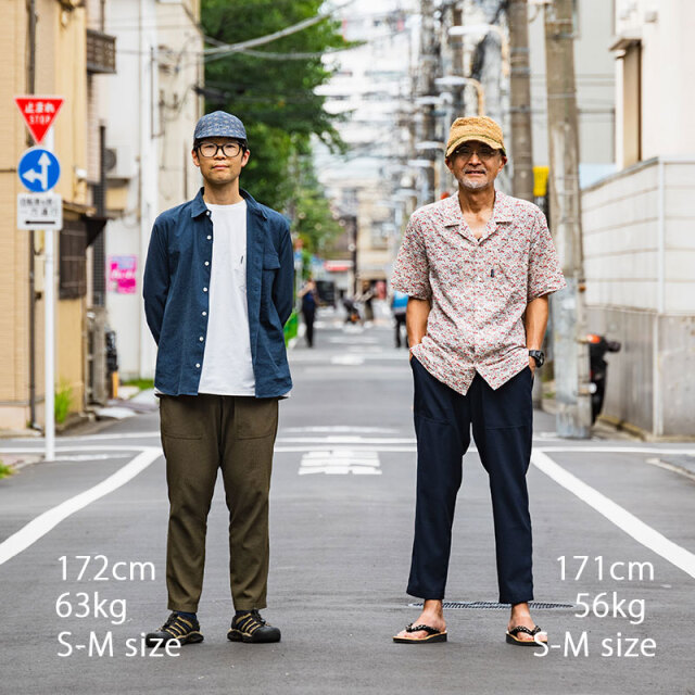 【BIKE and PANTS LONG】日傘のように涼しい サラッと風が抜けるCOOLMAX シアサッカー No.3219 日本製