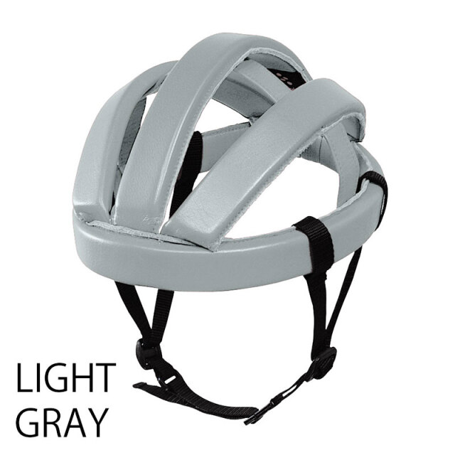 【カスク　レザー】本革　東京産　頭部プロテクター　折り畳み可能　火野正平愛用モデル　No.4002