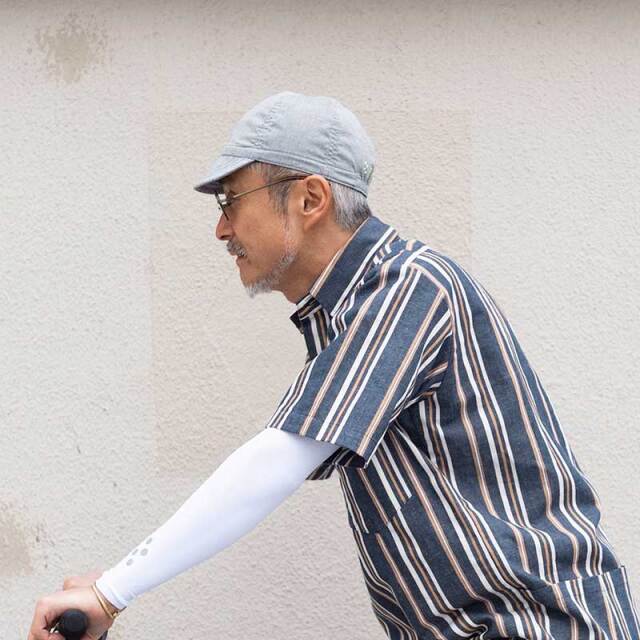 【サイクルキャップ】カスクやヘルメットの下に 雨や日光から目を守る 日本製 No.4503【ネコポス対応】