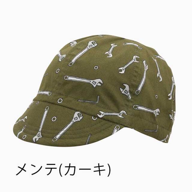 プリントサイクルキャップ リンプロジェクト カスクやヘルメットの下に 雨や日光から目