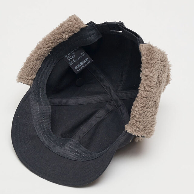 【KETTA帽ドッグイヤー VENTILE(R)】サイクルキャップ 耐水 撥水 暖かい長パイルフリース ヘルメットに 日本製 No.4549