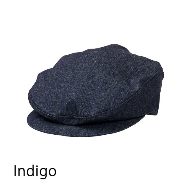 【ハンチング コットンヘンプ】生成り インディゴ 7.25oz ナチュラルな綿麻素材 日本製 No.4559