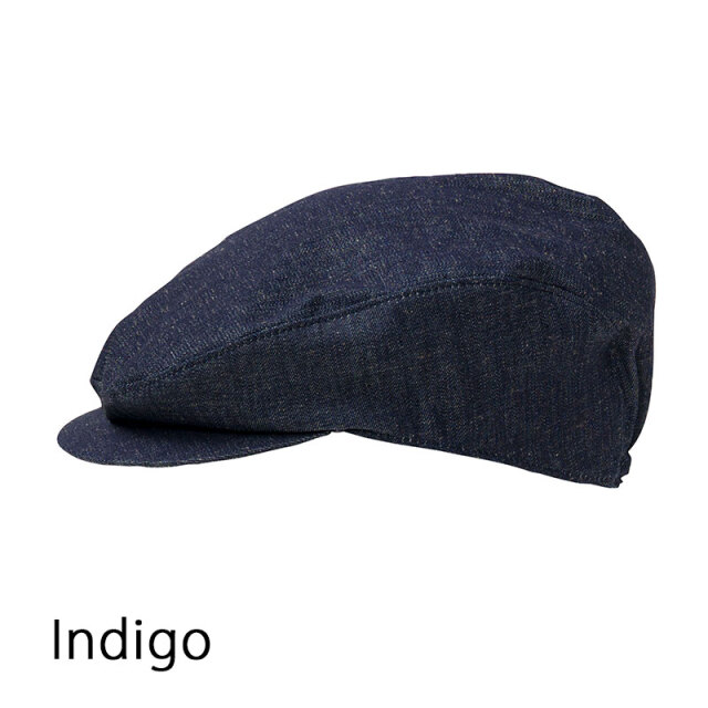 【ハンチング コットンヘンプ】生成り インディゴ 7.25oz ナチュラルな綿麻素材 日本製 No.4559