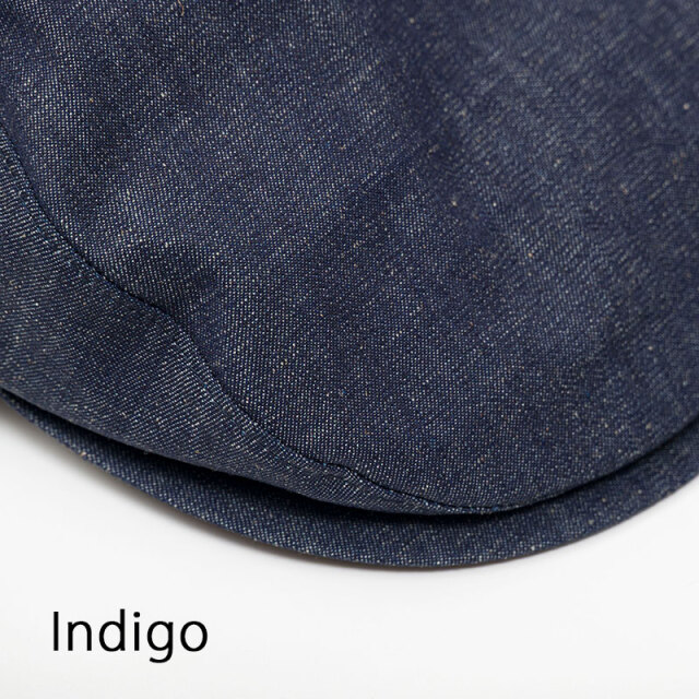 【ハンチング コットンヘンプ】生成り インディゴ 7.25oz ナチュラルな綿麻素材 日本製 No.4559