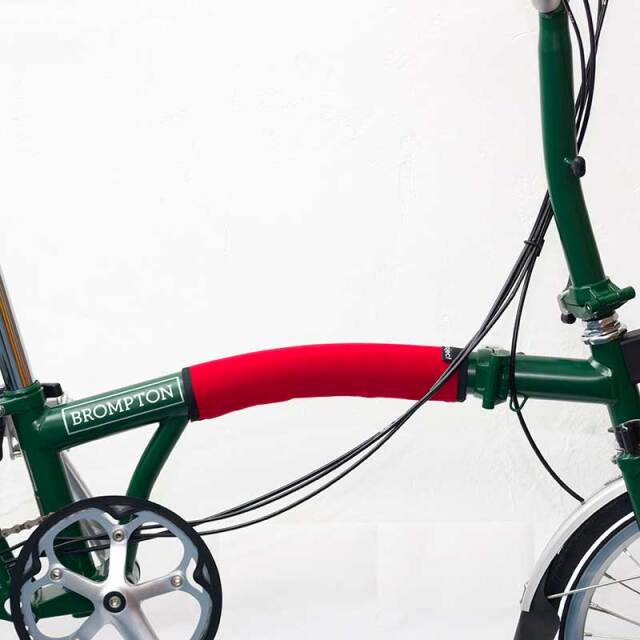 【ブロンプトン用フレームパッド】トップチューブカバー 傷付き防止 自転車のアクセントに No.5063