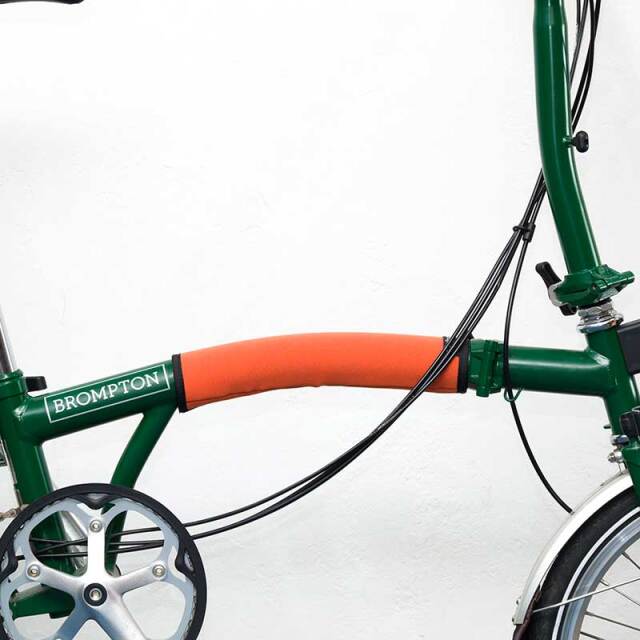 【ブロンプトン用フレームパッド】トップチューブカバー 傷付き防止 自転車のアクセントに No.5063