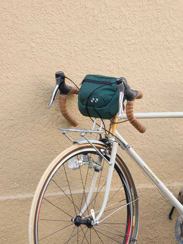 【2WAYフロントバッグ】ショルダー&ハンドルバッグ ロードやクロスバイク、ミニベロ ベルクロ取付け No.5084 日本製