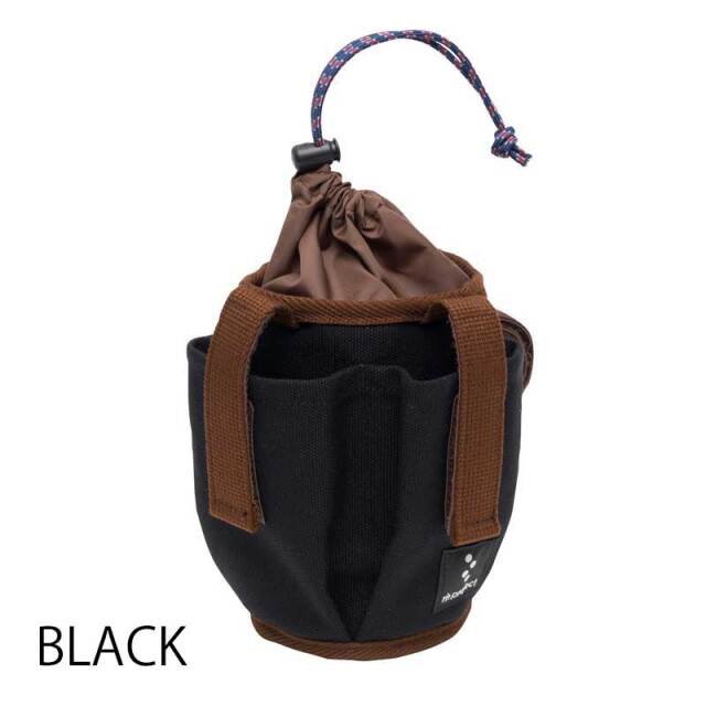 【マルチボトルホルダーキャンバス】ハンドル固定 スマホポケット付き 500mlペットボトル対応 ベルクロ着脱 No.5100 日本製