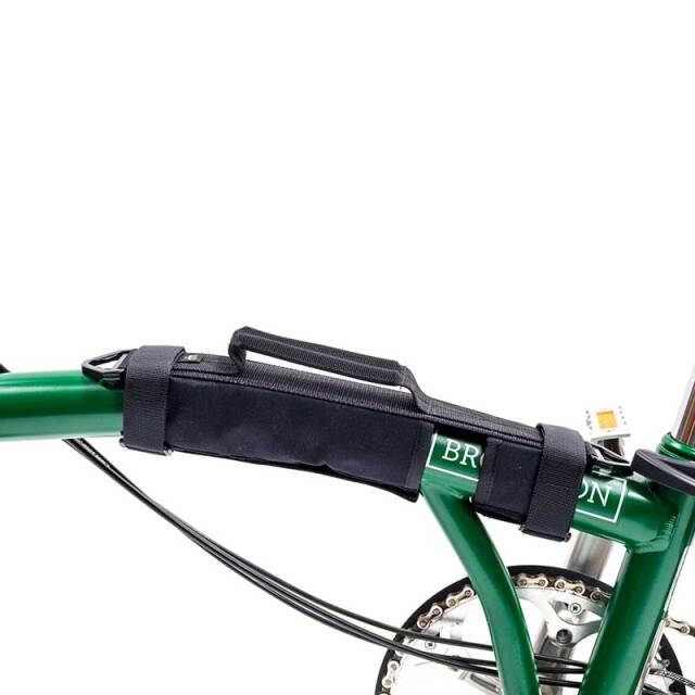 【BPキャリーハンドル パラフィンコットン】ブロンプトン用 持ち手 フレームカバー ショルダーベルト付 傷付き防止 日本製  No.5127