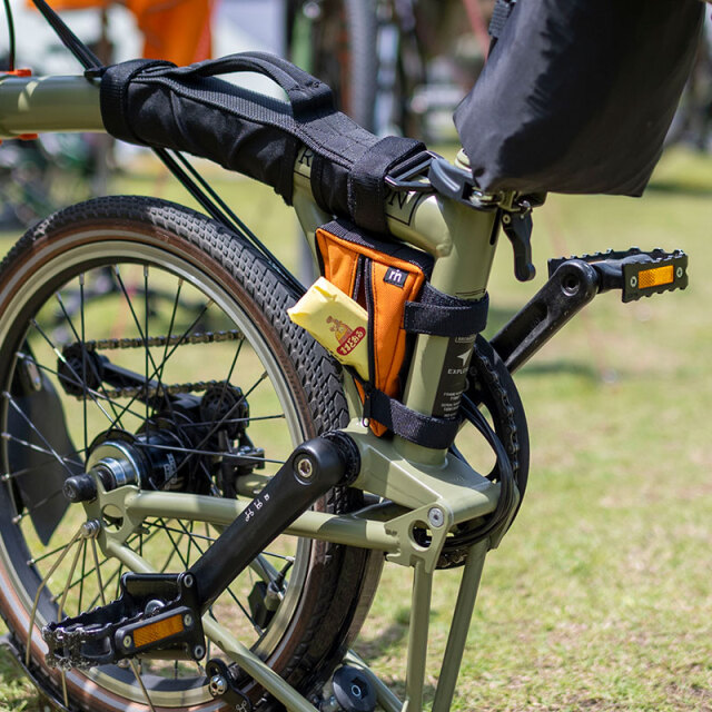 【サンカクバッグ for Brompton】フレームバッグ ナイロン製 小物入れ 日本製 No.5129