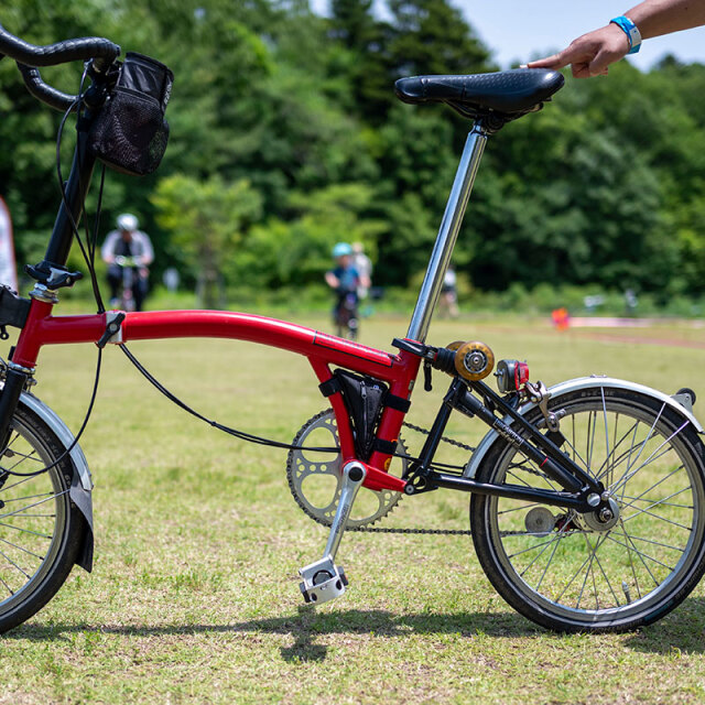 【サンカクバッグ for Brompton】フレームバッグ ナイロン製 小物入れ 日本製 No.5129