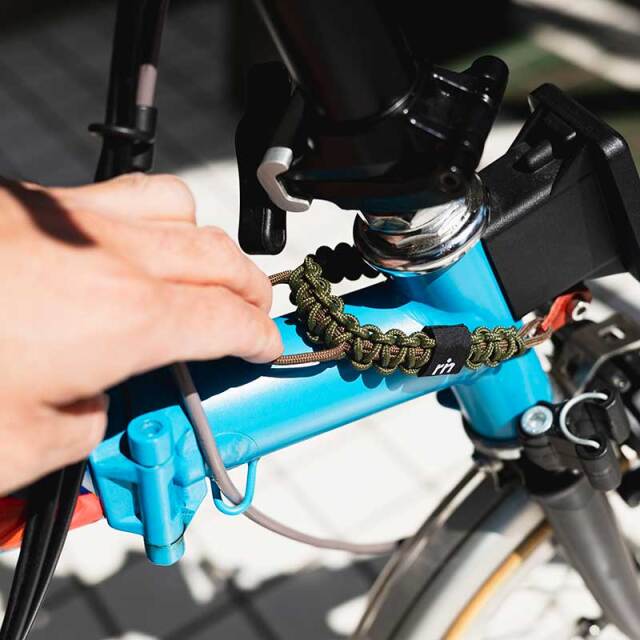 【パラプルコード】ブロンプトン フロントキャリアブロック用 引手 手綱 日本製 No.5133【ネコポス対応】