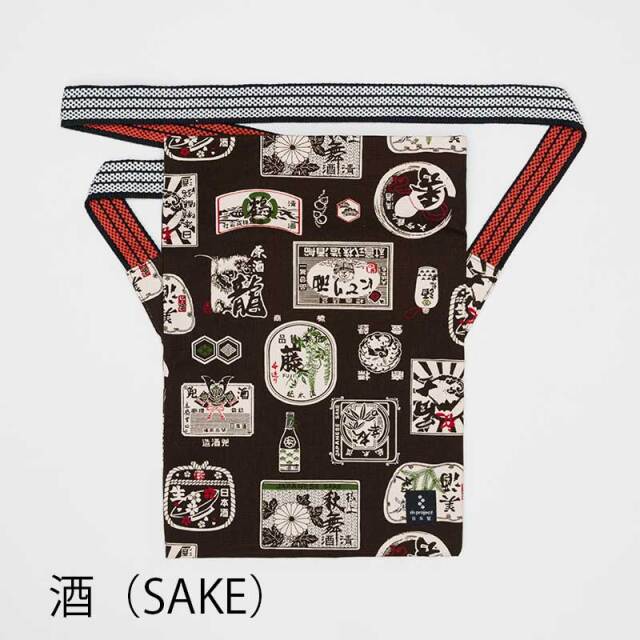 【MAIDOサコッシュ小】柄物 前掛け紐 ショルダーバッグ A4サイズ 日本製 No.5138【ネコポス可】