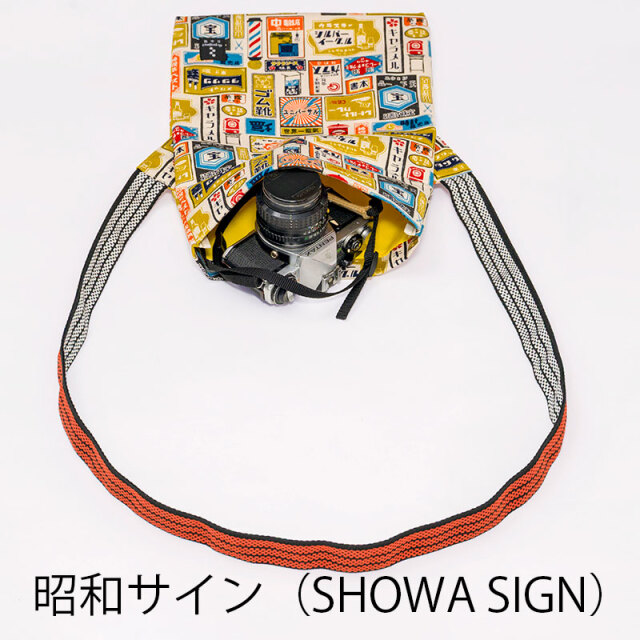 MAIDOサコッシュ小】柄物 前掛け紐 ショルダーバッグ A4サイズ 日本製