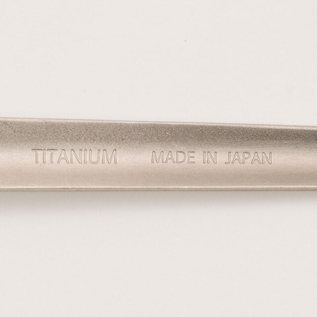 【チタン製ヘラ】ベルモント別注 アウトドア カトラリー No.5141 日本製【ネコポス対応】