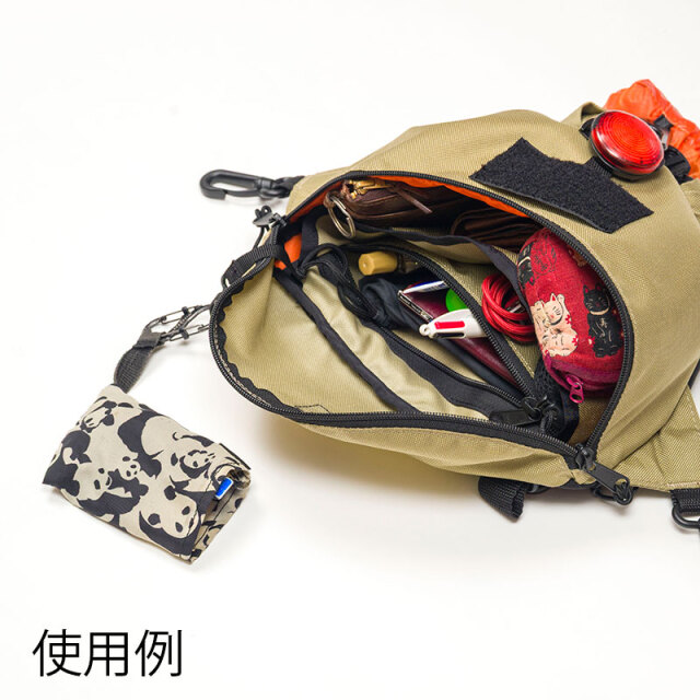 ロールアウトバッグ】容量可変 ボディバッグ ハンドルバッグ ロード