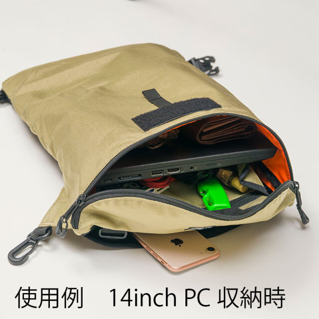 【ロールアウトバッグ】容量可変 ボディバッグ ハンドルバッグ ロード クロスバイク ミニベロ  No.5147