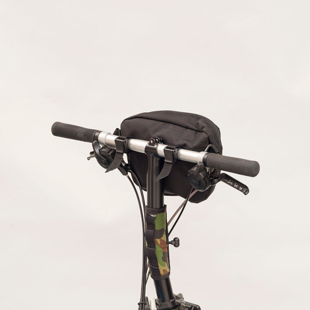 リンプロジェクト車体装着バッグ 黒 2WAYフロントバッグ】ショルダー＆ハンドルバッグ ロードやクロス