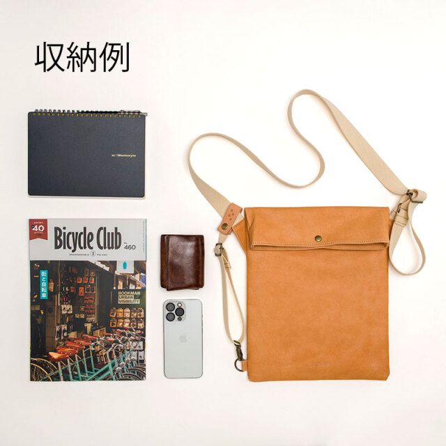 直営限定販売【TOCHIGI LEATHER SACOCHE】最高級 栃木レザー サコッシュ minca製 ショルダーバッグ 日本製 No.5157