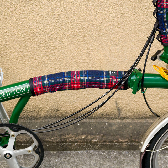 【BP フレームパッド ツイード】トップチューブカバー 傷付き防止 ドレスアップ 日本製 No.5159【ネコポス可】