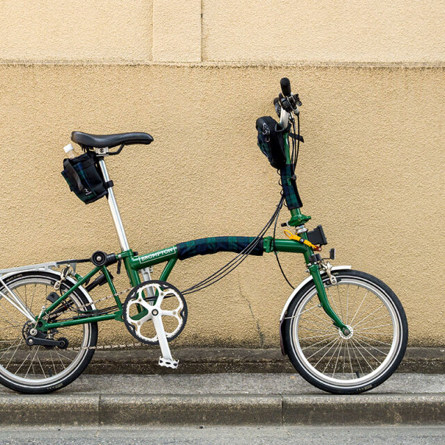 【BP フレームパッド ツイード】トップチューブカバー 傷付き防止 ドレスアップ 日本製 No.5159【ネコポス可】