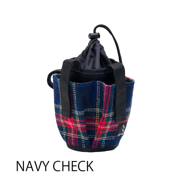 【マルチボトルホルダーツイード】 スマホポケット付き 500mlペットボトル対応 ベルクロ着脱 No.5160 日本製