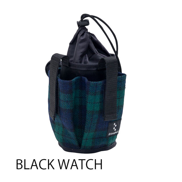 【マルチボトルホルダーツイード】 スマホポケット付き 500mlペットボトル対応 ベルクロ着脱 No.5160 日本製