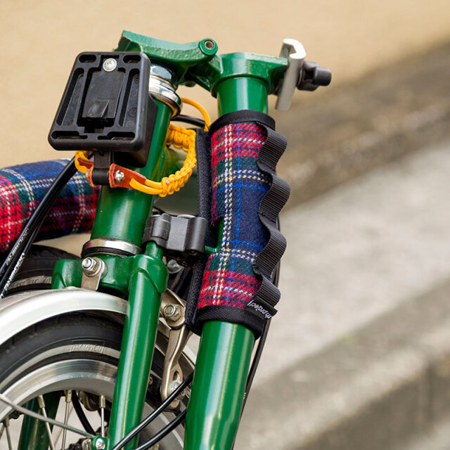 【BPステムパッドツイード】ブロンプトン用 ステムカバー 転倒からフレームを保護  日本製 No.5162【ネコポス対応】