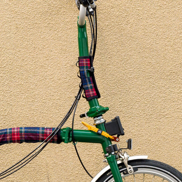 【BPステムパッドツイード】ブロンプトン用 ステムカバー 転倒からフレームを保護  日本製 No.5162【ネコポス対応】